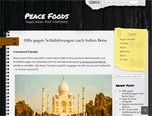 Tablet Screenshot of peace-foods.ch